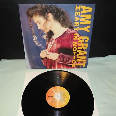 #ad AMY GRANT Heart In Motion VINYL LP ALBUM myrrh MYRR6907 UK 1991 EX EX GBP 28.00