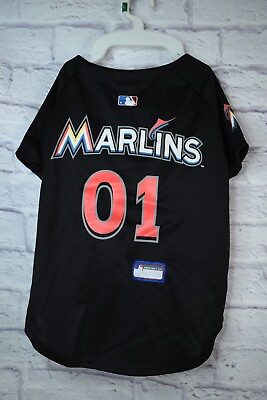 #ad Marlins Baseball Shirt for Dogs Large NEW $19.99