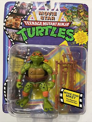 #ad TMNT Teenage Mutant Ninja Turtles Michelangelo Movie Star Action Figure 2023 NEW $21.45