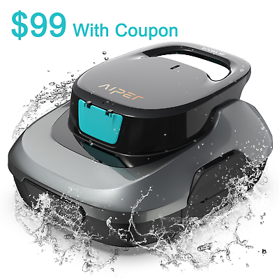 #ad AIPER Scuba SE Cordless Vacuum Pool Robotic Cleaner for Above Ground Pools 2024 $128.57