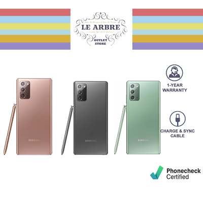 #ad #ad FULLY UNLOCKED ⭐ Samsung Galaxy NOTE 20 128GB Bronze Gray SM N980U1 EXCELLENT ⭐ $229.00