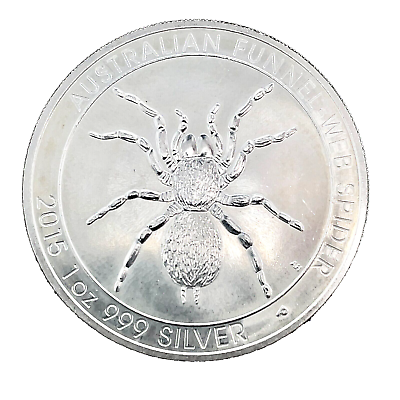 #ad 2015 Australian FUNNEL WEB SPIDER SILVER COIN 1 OZ Silver .999 Fine $49.95