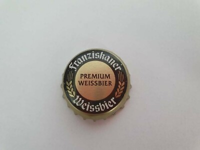 #ad Franziskaner Premium Weissbier Beer Bottle Crown Cap Germany Used GBP 1.40