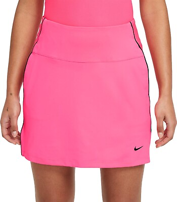 #ad NWT Nike Women#x27;s Dri FIT Victory Mid Rise Golf Skirt Hyper Pink Size XL 1C171 $25.49