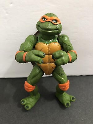 #ad VTG TMNT Movie Star Action Figure 1992 Ninja Turtles Michelangelo Mikey Mike Toy $12.97