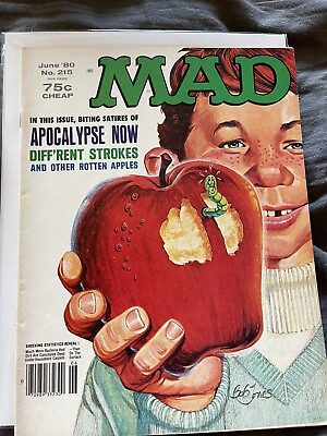 #ad #ad MAD Magazine #215 June #x27;80 ￼ Very good condition shipping included $11.90