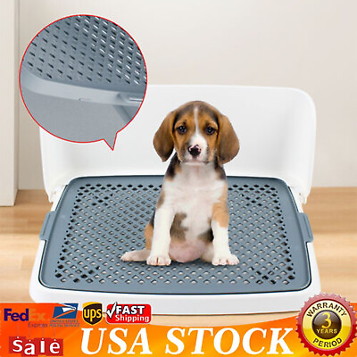 #ad Portable Dog Training Toilet Indoor Potty Pet Litter Box Puppy Pad Holder Tray $28.70
