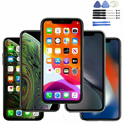 #ad For iPhone X XS XR Max 11 12 Pro OLED LCD Display Touch Screen Replacement Lot $88.99