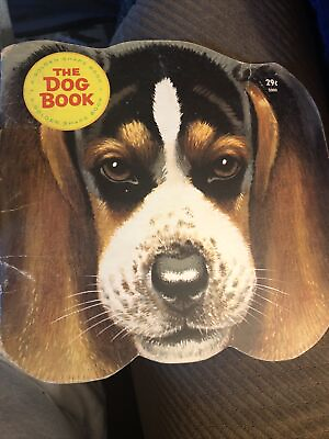 #ad 1964 The Dog Book by Jan Pfloog Golden Press Shape Book $11.63