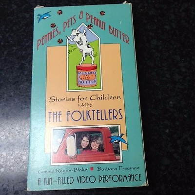 #ad THE FOLKTELLERS VHS VIDEO PENNIES PETS amp; PEANUT BUTTER STORIES FOR CHILDREN $5.98