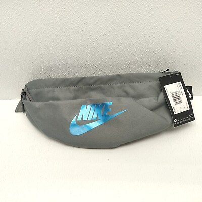 #ad Nike Hip Pack Fanny Bag Travel Grey Iridescence Logo Heritage BA5750 084 NEW $20.61