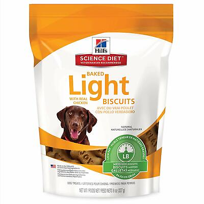 #ad Hill#x27;s Science Diet Dog Treats Baked Light Dog Snacks Medium Treats 8 Oz. $14.99