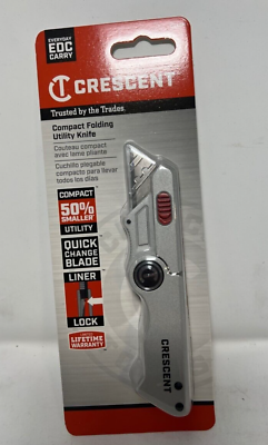 #ad Crescent Compact Folding Utility Knife $15.29