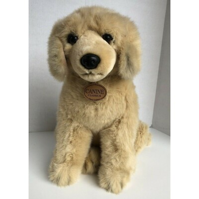 #ad Canine Classics 17” Golden Retriever Dog Realistic Stuffed Animal Peepah Pals $23.99