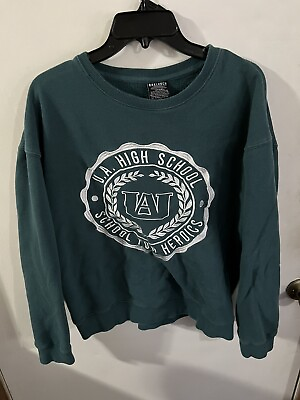 #ad Box Lunch My Hero Academia UA High Embroidered Seal Logo Sweatshirt Size Medium $17.10
