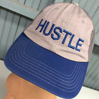 #ad Hustle Two Tone Strapback Baseball Hat Cap $14.60