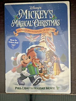 #ad Mickeys Magical Christmas Snowed In at the House of Mouse DVD Disney New $35.00