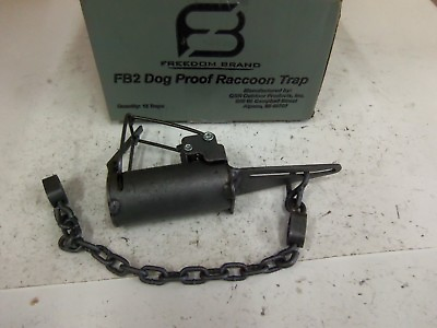 1 New Freedom Brand FB2 Dog Proof Foothold Coon Traps Trapping Raccoon $24.95