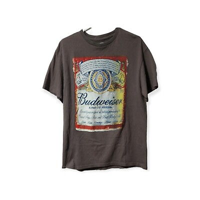 #ad Budwiser Graphic Mens Shirt 2012 Officially Licensed $13.99