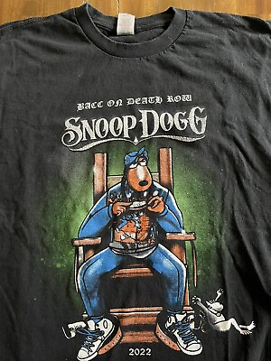 #ad Snoop Dog Mount Westmore BACC On Death Row Graphic T Shirt Size Medium $24.98
