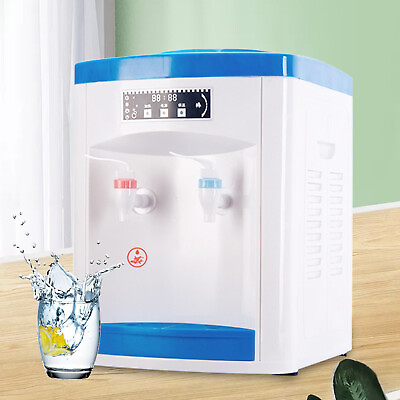 #ad Loading Small Water Cooler Dispenser 5 Gallon Cold and Hot Water Dispenser Top $49.40