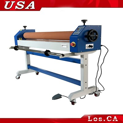 #ad 51#x27;#x27; Automatic Cold Laminator Electric Manual Large Cold Roll Laminating Machine $1010.10