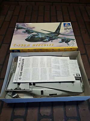 #ad Italeri No. 015 C 130 H Hercules 1:72 Scale Plastic Model Airplane Kit $40.45