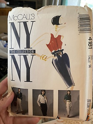 #ad VINTAGE McCalls NY Pattern 4181 Size 14 Cut and Complete $15.00