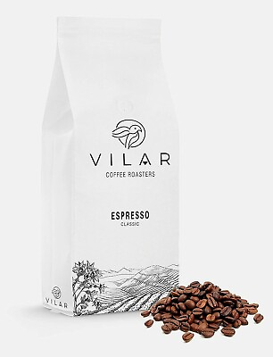 #ad 1 Kg 2.2 Lb Vilar Espresso Coffee Beans Medium or Dark Roast Classic Blend $18.00