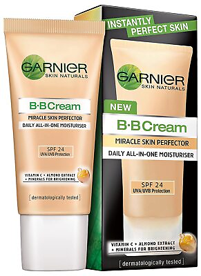#ad Garnier Skin Naturals BB Cream SPF 24Miracle Skin Perfecter 30 gm $12.99