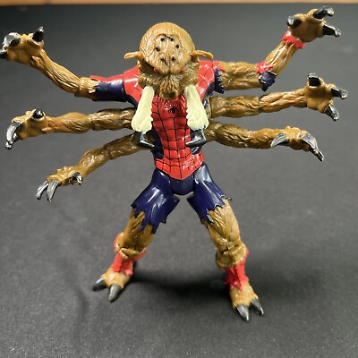 #ad Man Spider from SpiderMan Monster Mayhem Set VTG 1998 ToyBiz the Animated Series $56.81