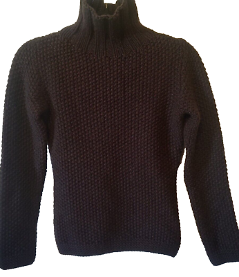 #ad Effetto F Womens 100% Cashmere Sweater Cable Knit Heavy SZ 42 Small EUC $79.99