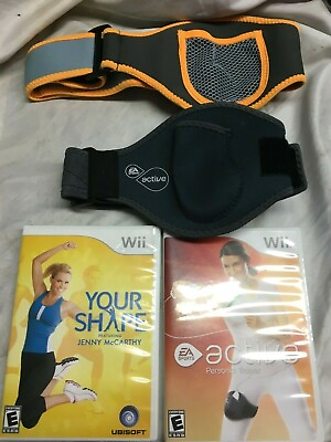#ad Nintendo Wii Game Lot Your Shape Jen McCarthy Active Personal Trainer Free Ship $35.00