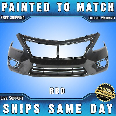#ad NEW *Painted RBD Storm Blue* Front Bumper Cover for 2013 2015 Nissan Altima 4dr $360.99