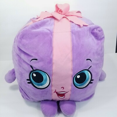 #ad Shopkins Miss Pressy Stuffed Animal Plush Present Purple Pink Large Pillow Giant $25.49