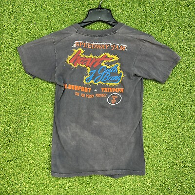#ad Vintage 1980 Toledo Speedway Jam T Shirt M J Geils Band Heart Triumph Blackfoot $53.99