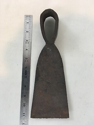 #ad Antique Primitive Log Cabin Timber Beam Frame Hewing Hand Forged Adze Axe Head $119.00