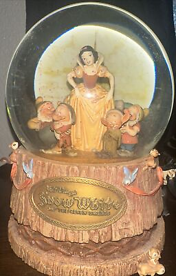 #ad Walt Disneys Snow White And The Seven Dwarfs Snow Globe $250.00