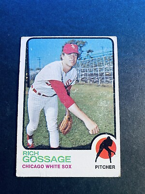 #ad 1973 Topps Baseball Rich Gossage White Sox Rookie Card #174 a Hall of Famer $4.99