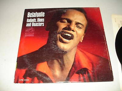 #ad Harry Belafonte Ballads Blues and Boasters LP 1964 Mono Tested VG VG $3.99