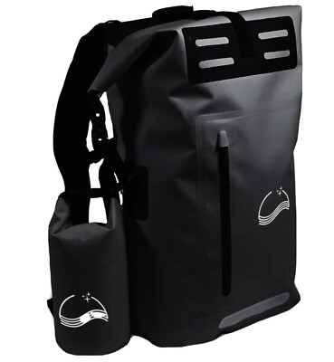 #ad 35L Dry Bag Backpack ; Waterproof Backpack and 2L Pack; Black Dry Bag $30.00