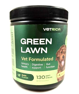 #ad Dog Urine Neutralizer Soft Chews for Lawn Grass Burn Spot Duck Flavor 130ct $21.99