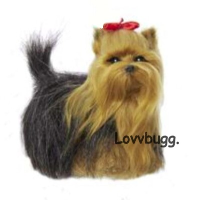 Yorkie Yorkshire Terrier Dog for 18quot; American Girl Doll Pet BEST SHIPDEAL LOVVU $12.95