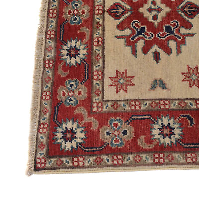 #ad 83x122cm Hand Knotted Afghan Made Oriental Traditional Small Rug 2#x27;7x4#x27;ft G22683 $331.01