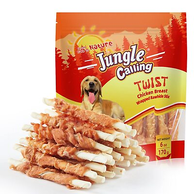 #ad Dog Treats Chicken Wrapped Rawhide Sticks for Dogs Delicious and Nutritious... $18.95