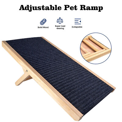 Foldable Non Slip Pet Ramp Ladder for Small to Large Dog for Car Sofa Bed 100LB $47.99