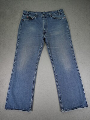 #ad Vintage Levis 517 38x30 Jeans Denim Orange Tab Medium Wash 20517 0217 Blue $49.99