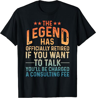 #ad Funny Retired Art For Men Women Retiree Retired Retirement T Shirt S 3XL $18.49