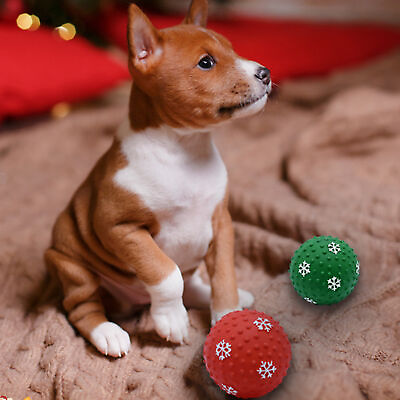 #ad Dog Latex Toys Balls Dog Squeaky Balls Floating Dog Pool Balls Dog Spiky Balls $8.79