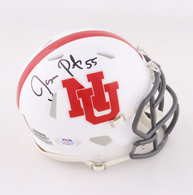 #ad Jason Peter Signed Nebraska Cornhuskers Speed Mini Helmet w COA $71.40